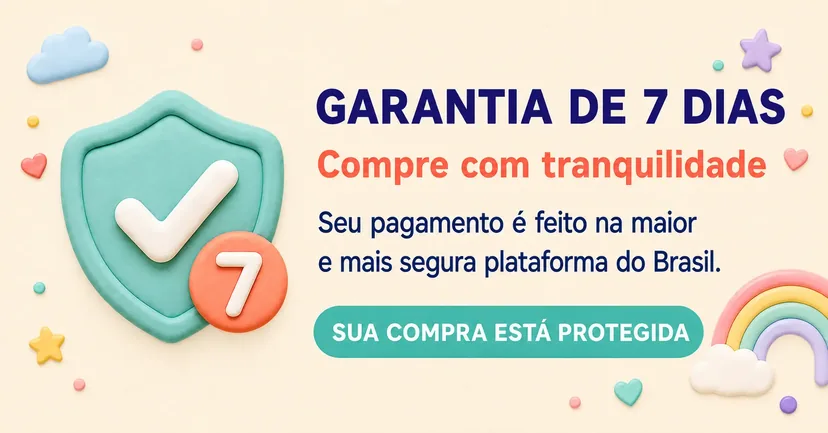 Garantia de 7 dias — sua compra está protegida